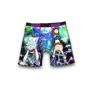 PSD Men's Rick and Morty "Time Travel" Boxer Brief - Med